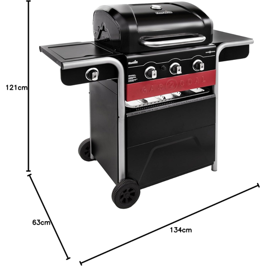 Hybrid-Grill Gas/Kohle Char-Broil Gas2Coal 330